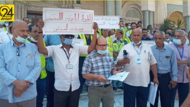 موظفو «الخطوط الليبية» ينظمون وقفة احتجاجية للمطالبة بصرف رواتبهم المتأخرة
