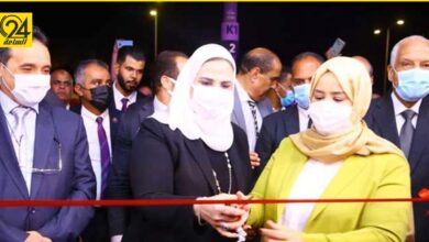 وزيرا الشؤون الاجتماعية والاقتصادية بليبيا يفتتحان معرض ديارنا بمصر