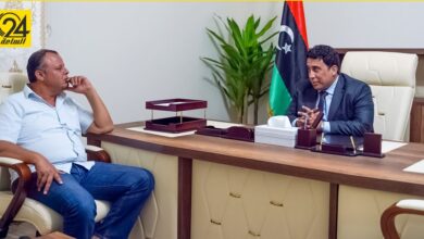 المنفي يلتقي طلال ميهوب لبحث ملف توحيد المؤسسة العسكرية