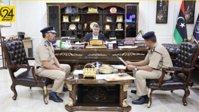 وزير الداخلية يبحث الاحتياجات الضرورية العاجلة لمديرية أمن شحات