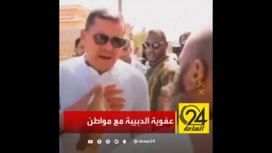 عفوية الدبيبة مع مواطن