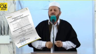 إيقاف الخوجة بعد تعرضه باللمز لعمر بن الخطاب خلال إشادته بالدبيبة