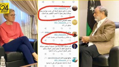 لقاء السويحلي والسفيرة البريطانية يثير غضب متابعيه