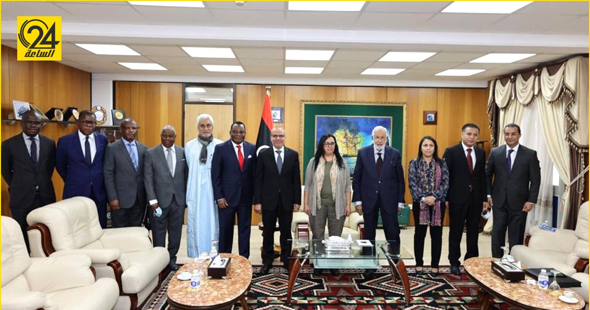 اللافي لوزير خارجية الكونغو: تواجدكم في طرابلس يؤكد بدء مرحلة جديدة من استقرار ليبيا