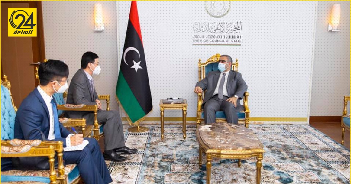 المشري يبحث مع السفير الصيني عودة سفارة بلاده إلى ليبيا