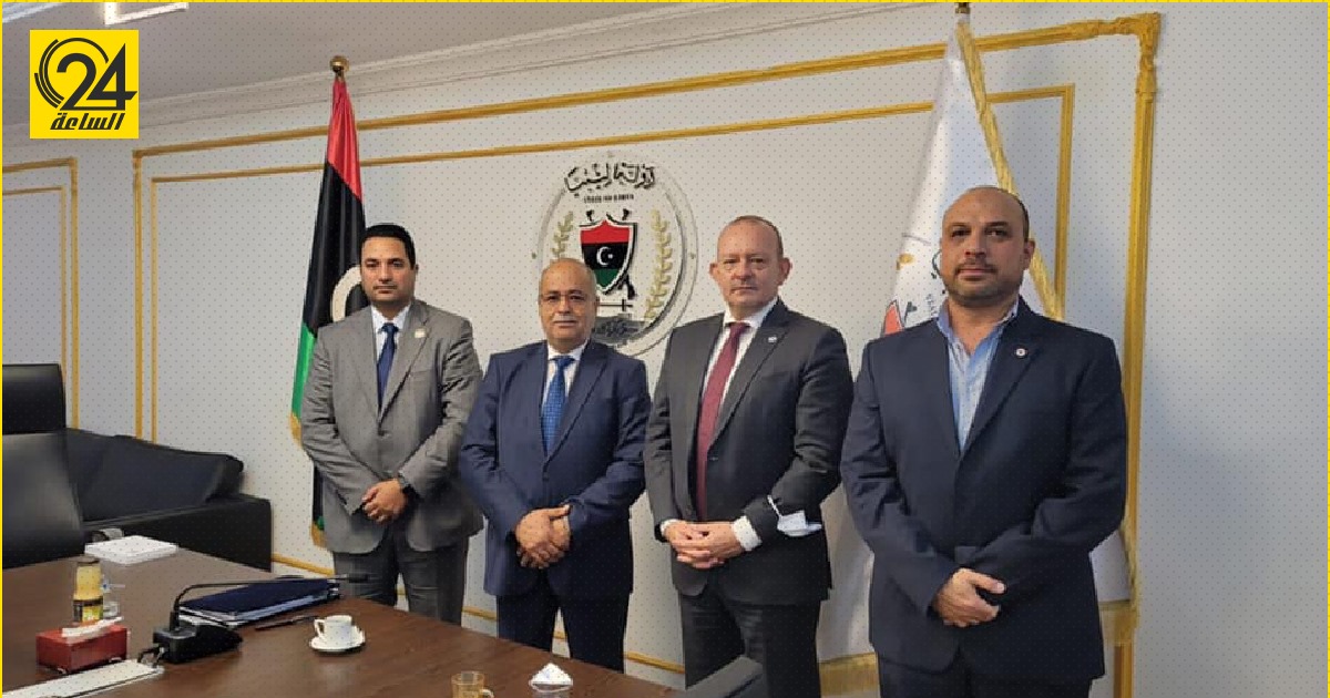 جبريل اشتيوي يستقبل بعثة الصليب الأحمر في ليبيا لبحث التعاون المشترك