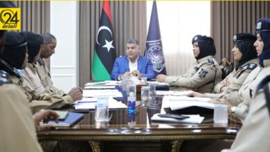 وزير الداخلية يبحث مع زميلاته تطوير الشرطة النسائية في ليبيا