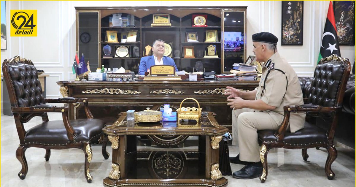 وزير الداخلية يبحث مع مدير أمن سرت مشكلات المديرية وآليات حلولها