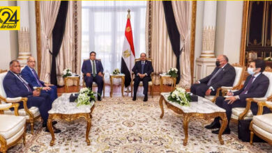 الانتخابات والمصالحة ودعم لجنة «5+5».. محور حديث السيسي من المنفي