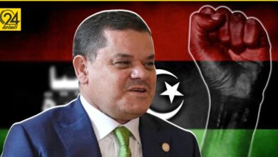 الدبيبة: دام هذا العلم بنجمته وهلاله.. ولن نلتفت إلى الوراء