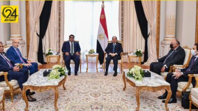 السيسي لـ"المنفي": مصلحة ليبيا في الحفاظ على وحدتها وإنهاء التدخلات الأجنبية