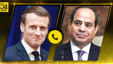 السيسي وماكرون يتباحثان هاتفياً بشأن المؤتمر الدولى حول ليبيا