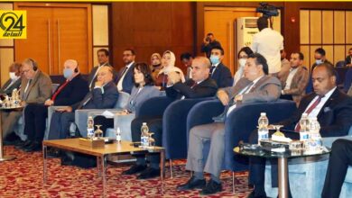 اللافي يشارك في بحث ضمانات العودة الآمنة للمهجرين بالداخل والخارج