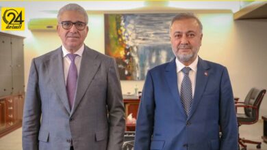 باشاغا يبحث مع سفير تركيا دعمه في الانتخابات الرئاسية