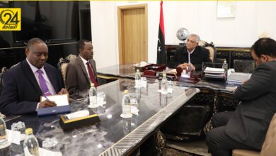 القطراني لـ«القنصل السوداني» ببنغازي: ندعم شعبكم في تحديد مصيره