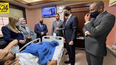 البدري يتفقد أوضاع المرضى الليبيين بالمستشفى التخصصي بعمان