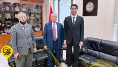 «البدري» يناقش مع رئيس المجلس القضائي بالأردن تبادل الخبرات