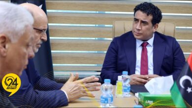«المنفي» لـ«رئيس حزب العمل الوطني»: لابد من دعم جهود إجراء الانتخابات