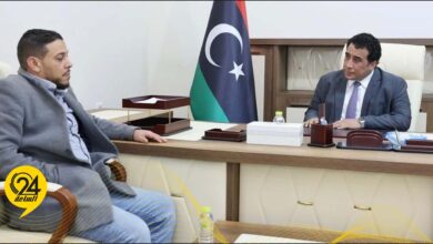 المنفي يبحث مع عضو مجلس النواب عن طبرق  تطورات الأوضاع في ليبيا