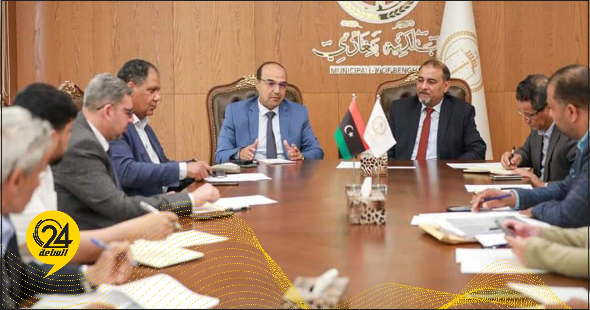 وزير الأشغال العامة في الحكومة الليبية المهندس نصر شرح البال