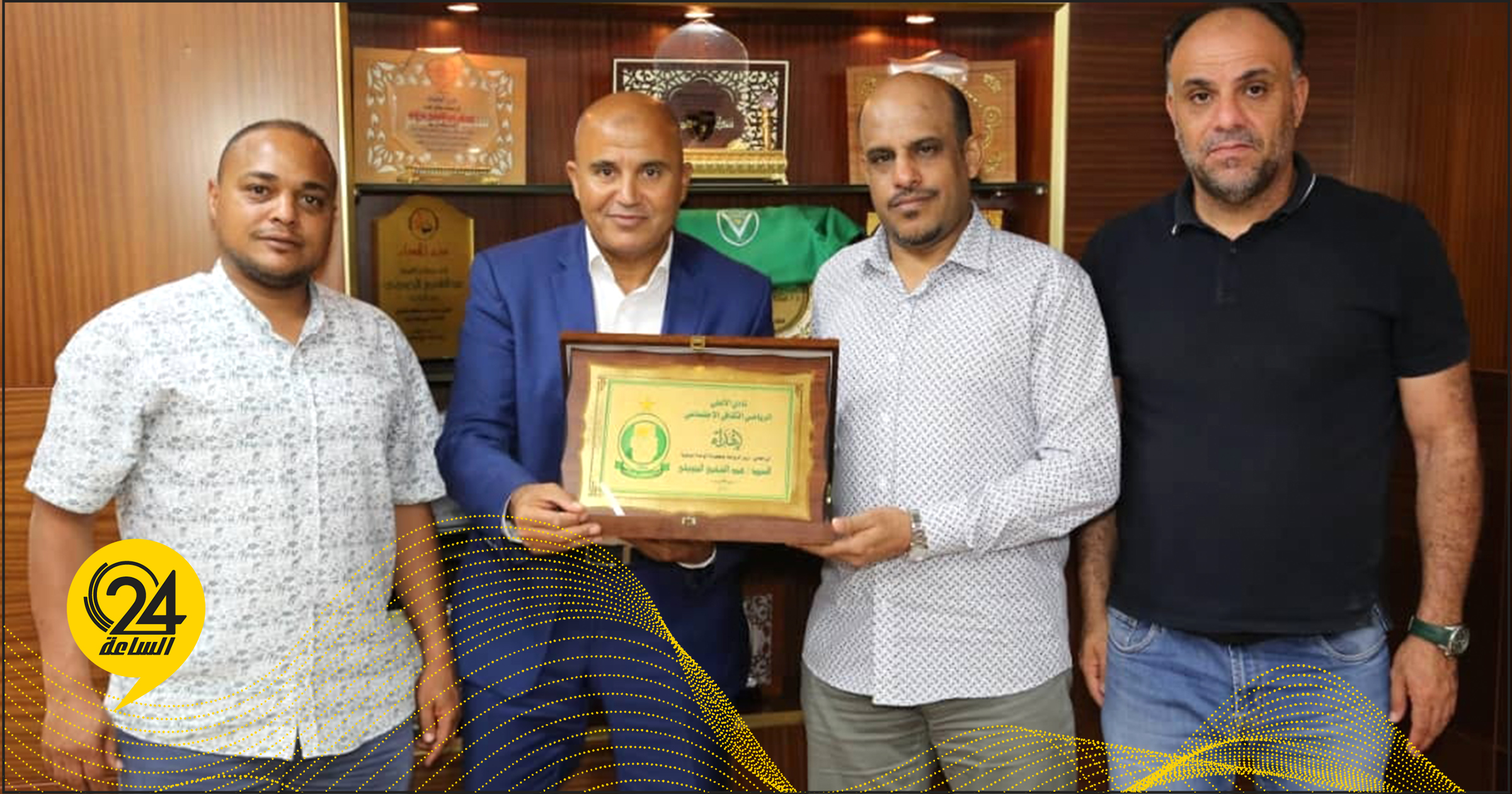 «الجويفي» يناقش حلحلة العراقيل التي تواجه النادي الأهلي بطرابلس
