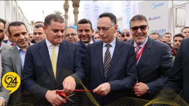الدبيبة يفتتح معرضاً بطرابلس للبناء والتشييد
