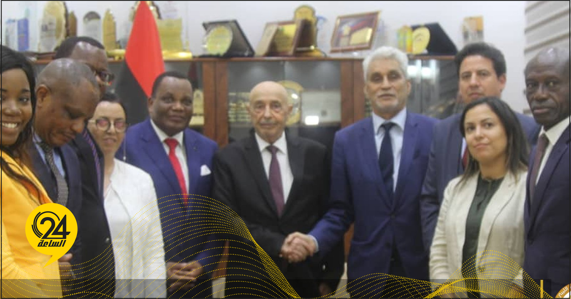 عقيله صالح لـ«وفد الاتحاد الأفريقي»: نقدر سعيكم لتحقيق المصالحة الشاملة في ليبيا