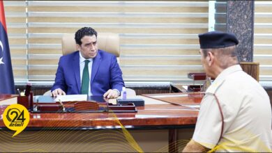 المنفي يلتقي آمر مركز العمليات المشتركة