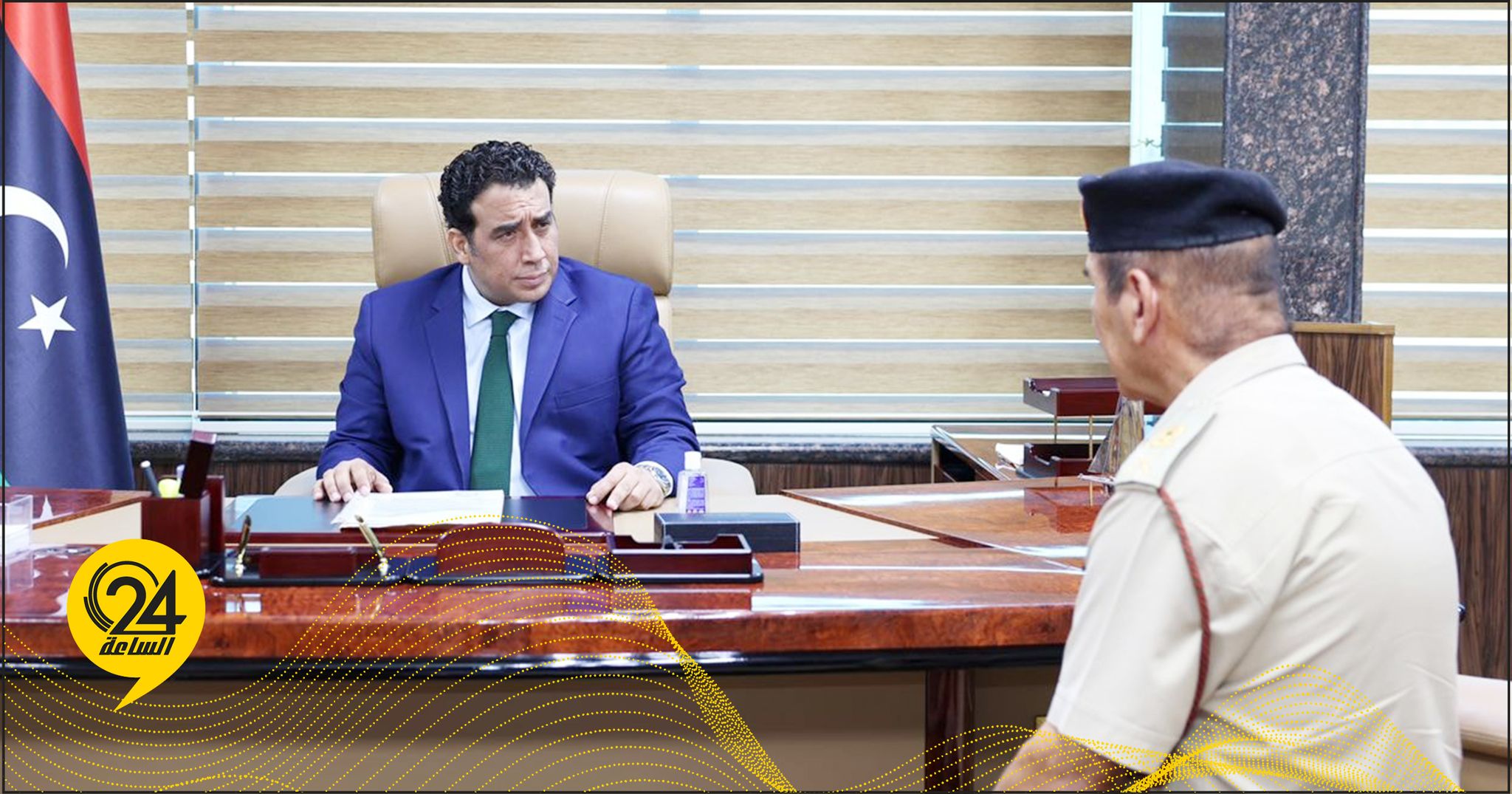 المنفي يلتقي آمر مركز العمليات المشتركة
