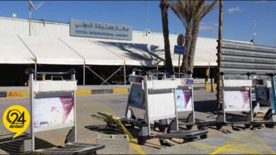 مطار معيتيقة يعلن تعليق جميع الرحلات المتجهة إلى تونس