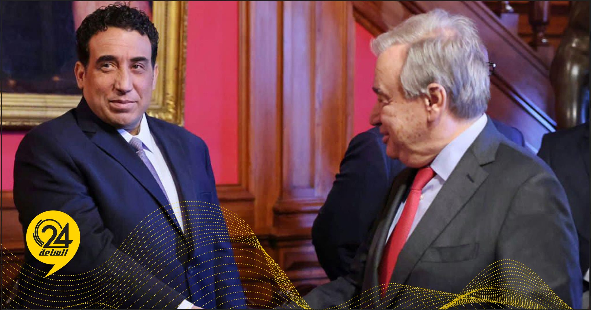 المنفي: التقيتُ رئيسي البرتغال وكينيا و«غوتيريش» خلال زيارة قصيرة للشبونة