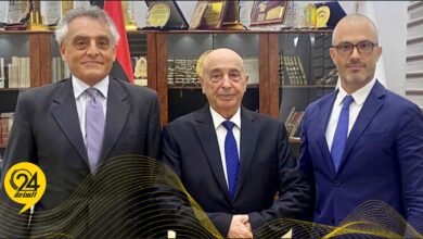 بحضور سفير روما.. عقيله صالح يناقش مع مبعوث الخارجية الإيطالية تطورات الوضع في ليبيا