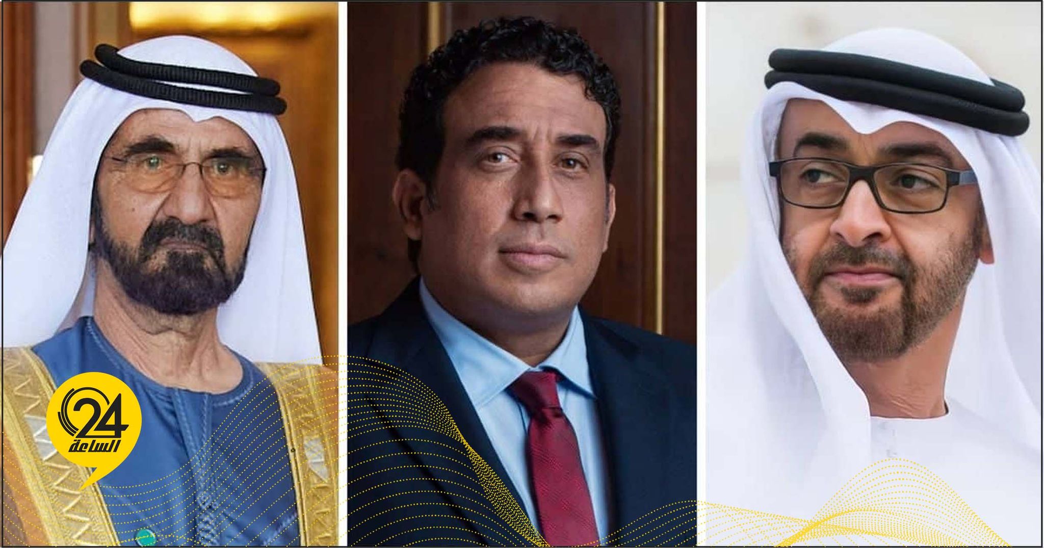 رئيس دولة الإمارات ونائبه يهنئان المنفي بمناسبة عيد الأضحى