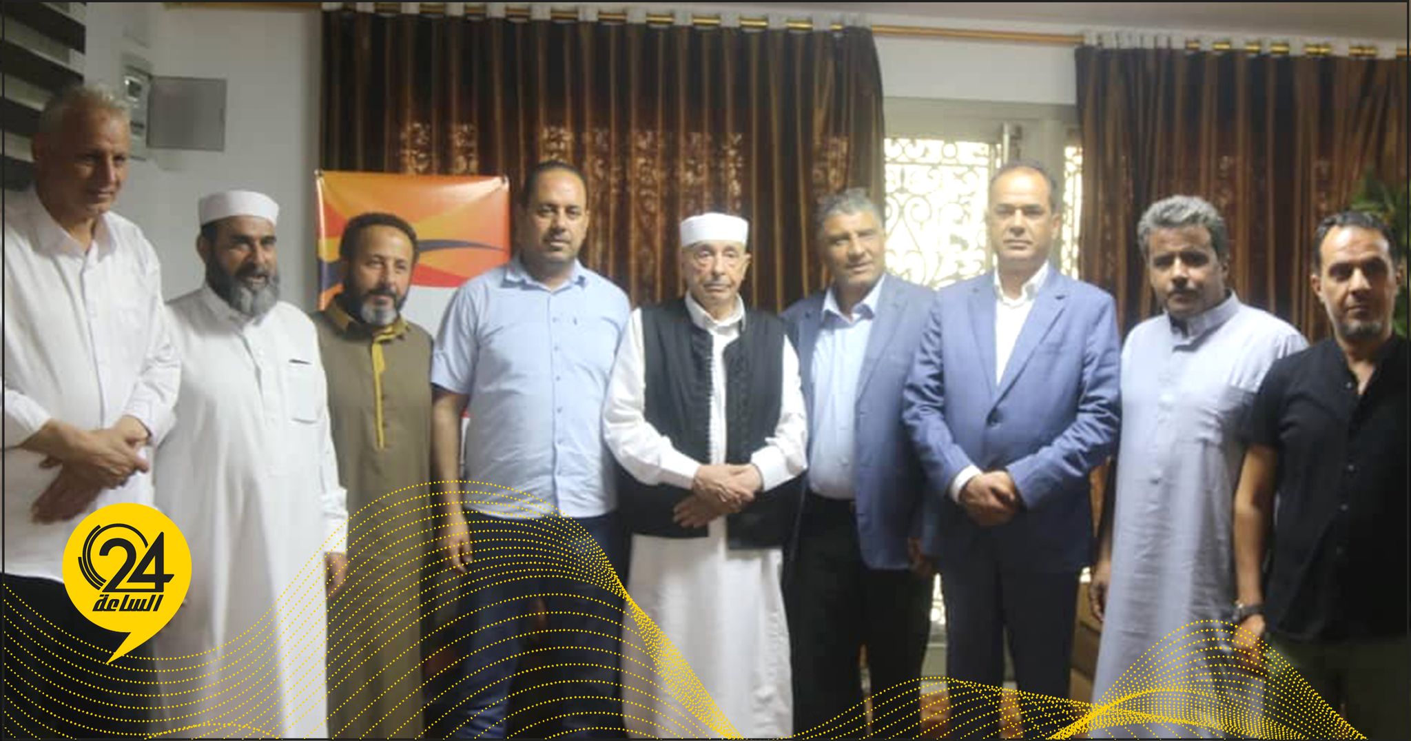 عقيلة صالح يبحث مع أعضاء بالبرلمان مستجدات الأحداث السياسية