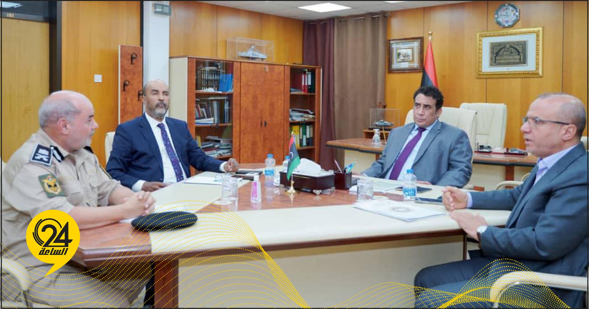 في غياب «أبوراس».. «الرئاسي» يناقش مع «آمر حرسه» ترتيب آلية عمل الجهاز