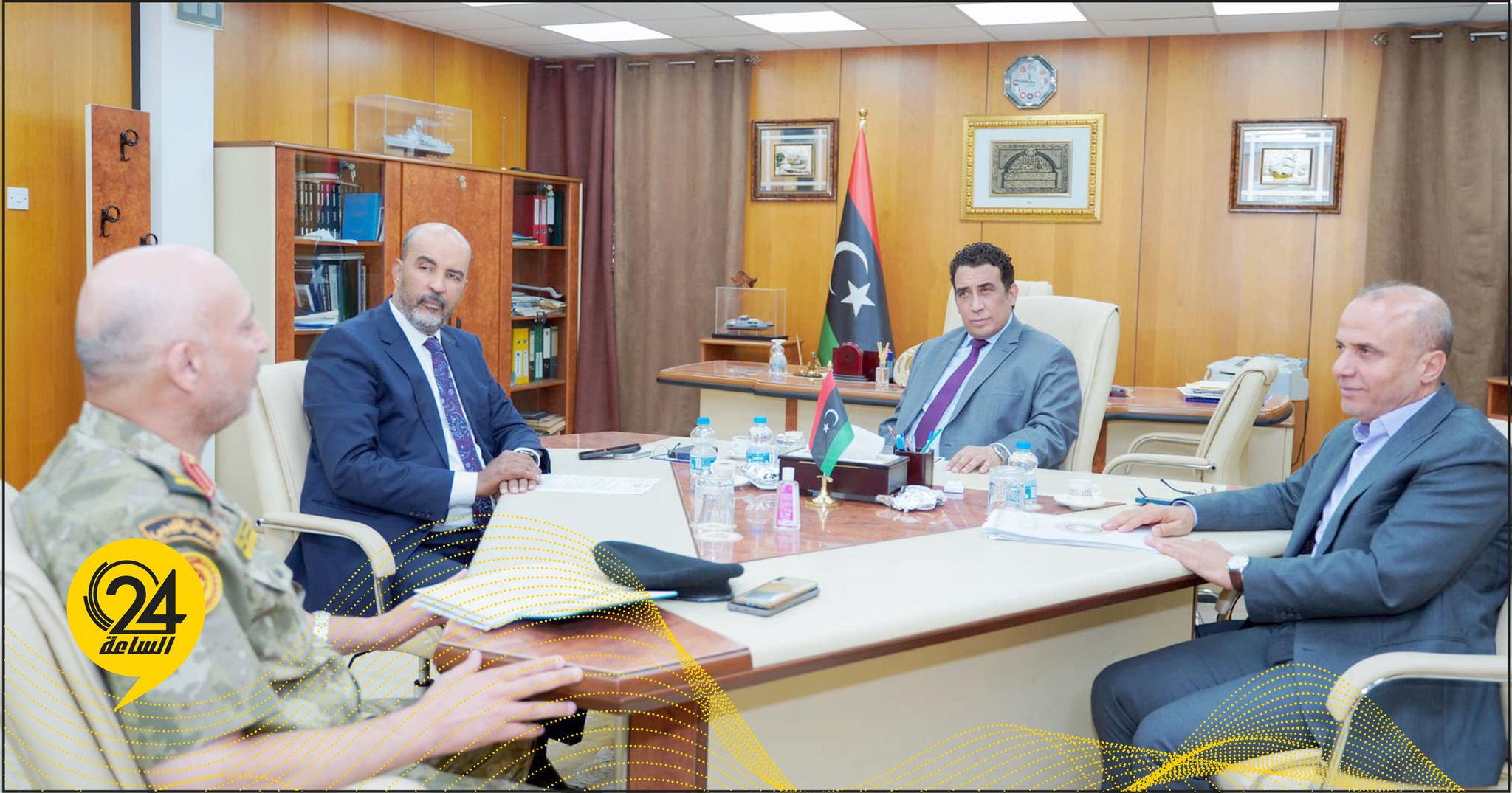 الحداد يطلع "الرئاسي" على الإجراءات المتعلقة بوقف إطلاق النار في طرابلس
