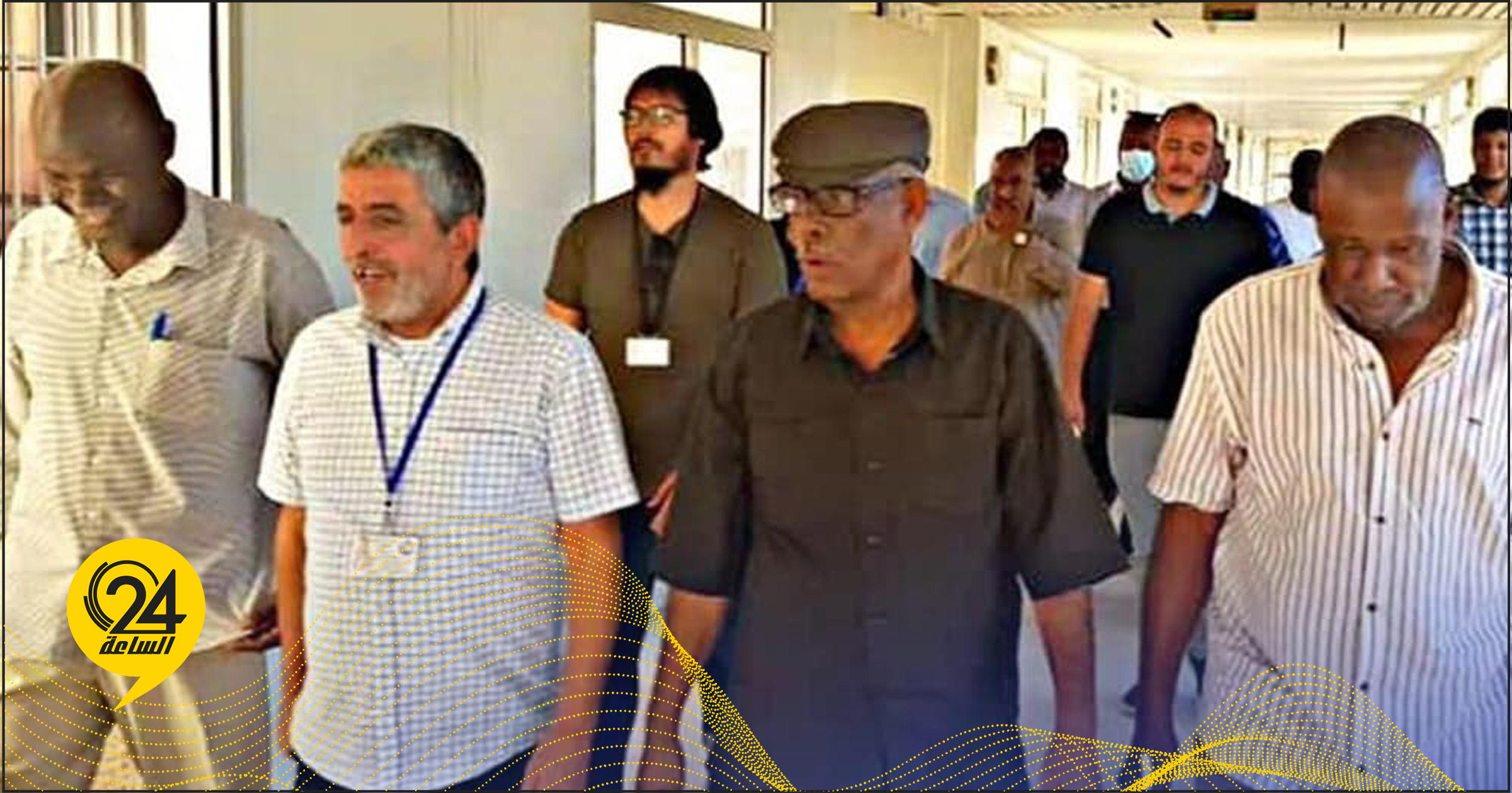 تمهيدا لضمها لمؤسسة النفط.. اللجنة المشكلة تزور مستشفی أوباري العام