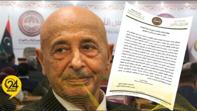عقيلة: منع النواب من السفر من طرابلس إلى بنغازي سابقة خطيرة تهدد وحدة البلاد