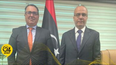 اللافي يبحث مع العاشي دور الاتحاد الأوروبي في دعم استقرار ليبيا