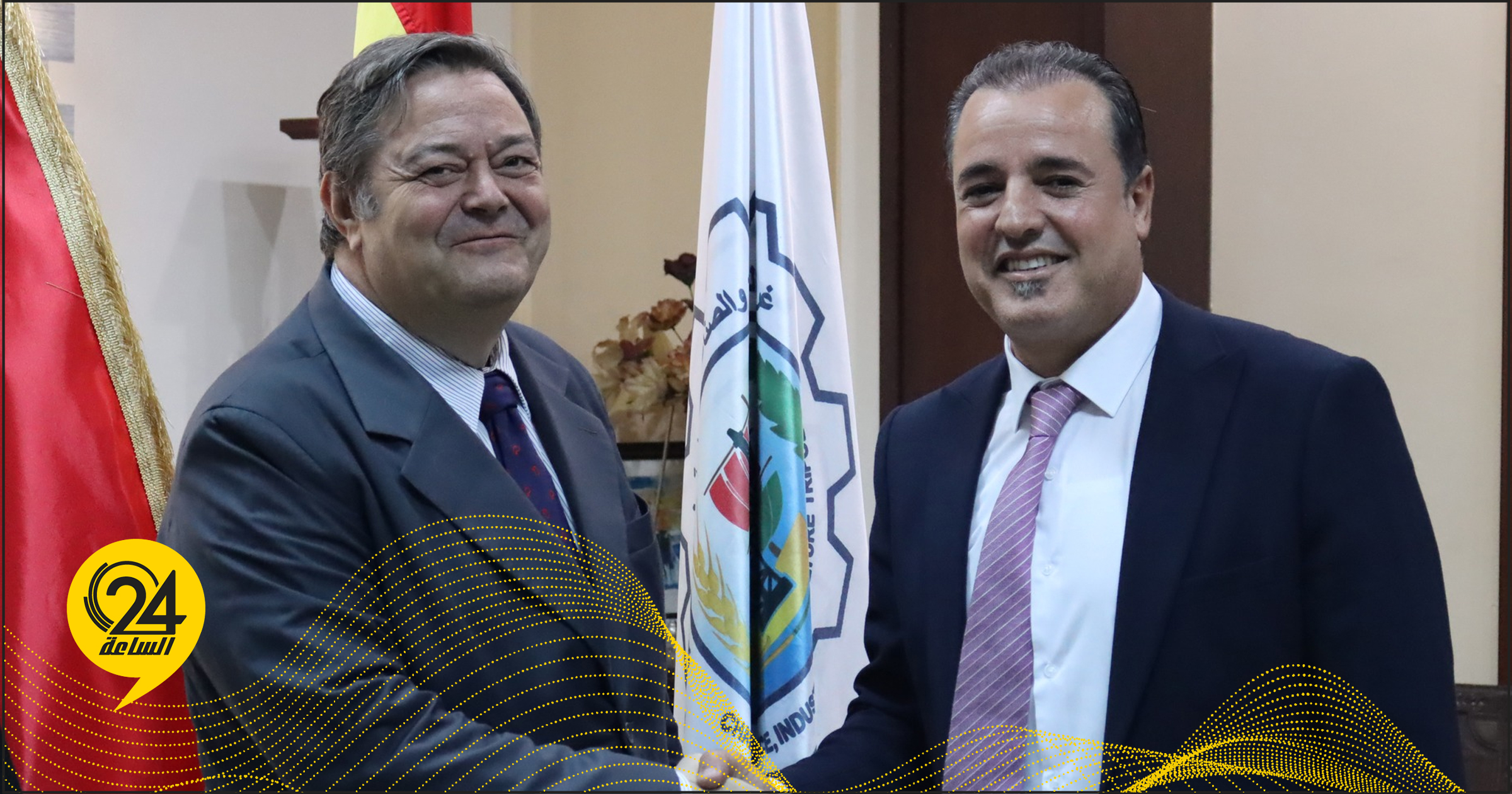 غرفة تجارة طرابلس تبحث عودة الشركات الإسبانية للعمل في ليبيا