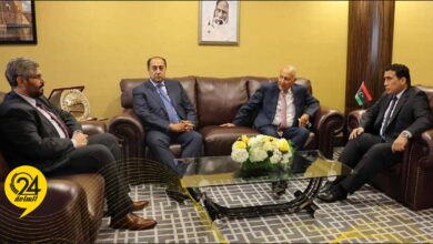 المنفي يلتقي الأمين العام لجامعة الدول العربية