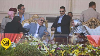 مبروكة الشريف: تشرفنا اليوم بالمشير بين أهله في مدينة غات