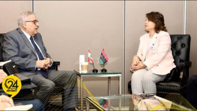 المنقوش تبحث التعاون الاقتصادي المشترك مع وزير خارجية لبنان