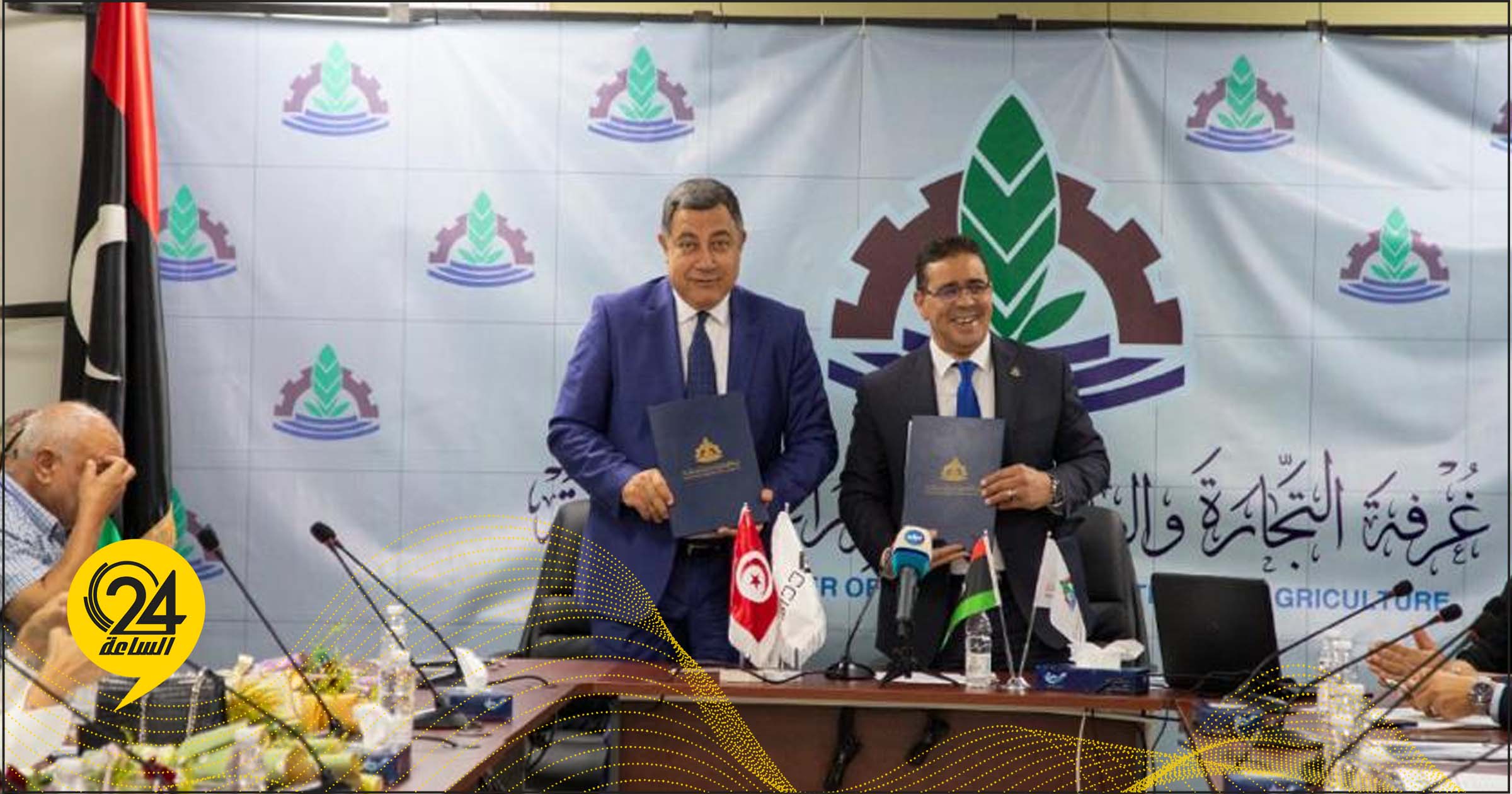 توقيع اتفاقية تعاون مشترك بين غرفتي التجارة والصناعة في مصراتة وصفاقس