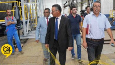 للاستفادة منها في تدريب عمال «الصناعات الثقيلة».. وفد من وزارة العمل يزور شركة تونسية