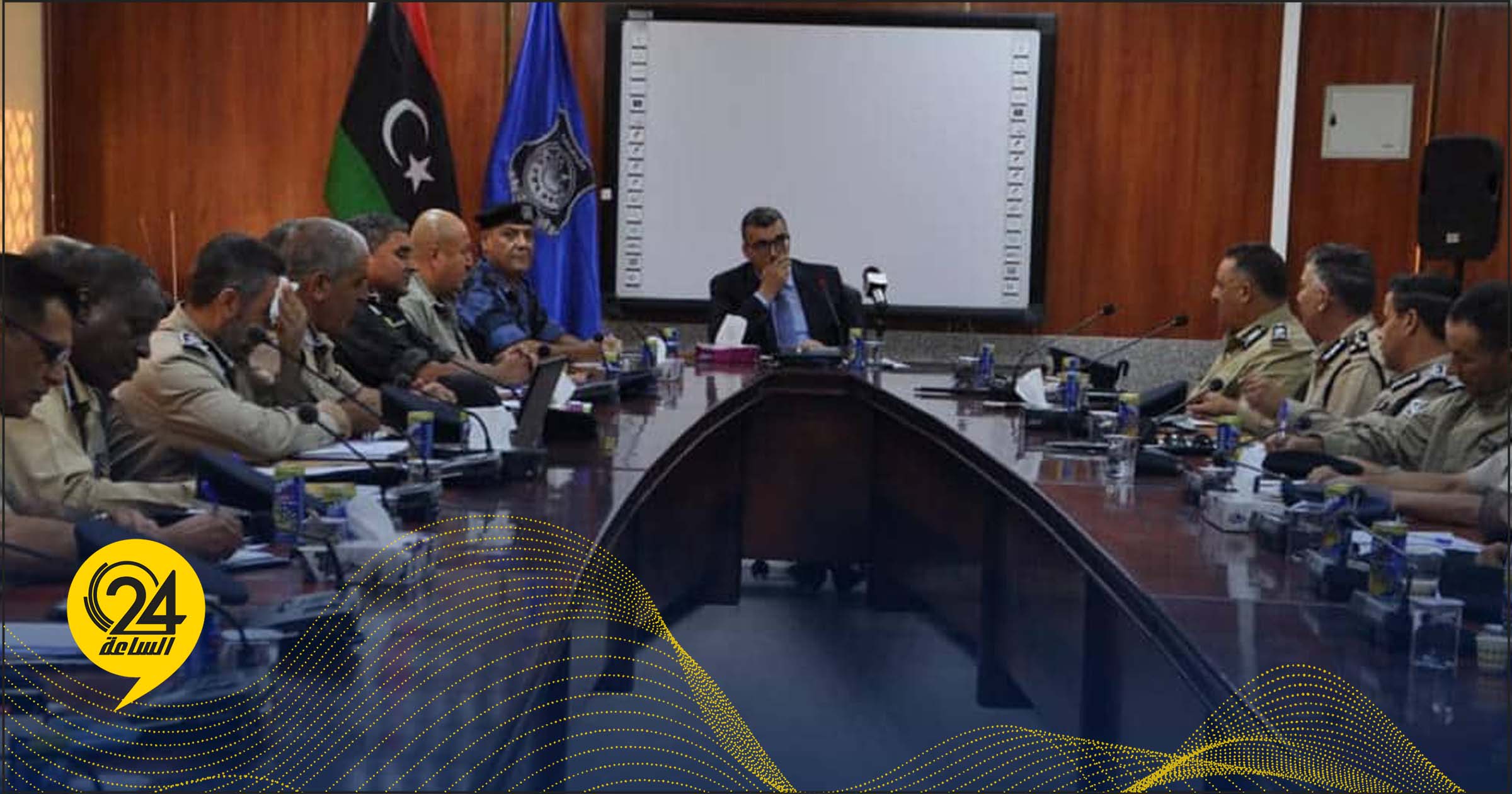 وزير داخلية الدبيبة المكلّف يلتقي مديري أمن الجبل الغربي