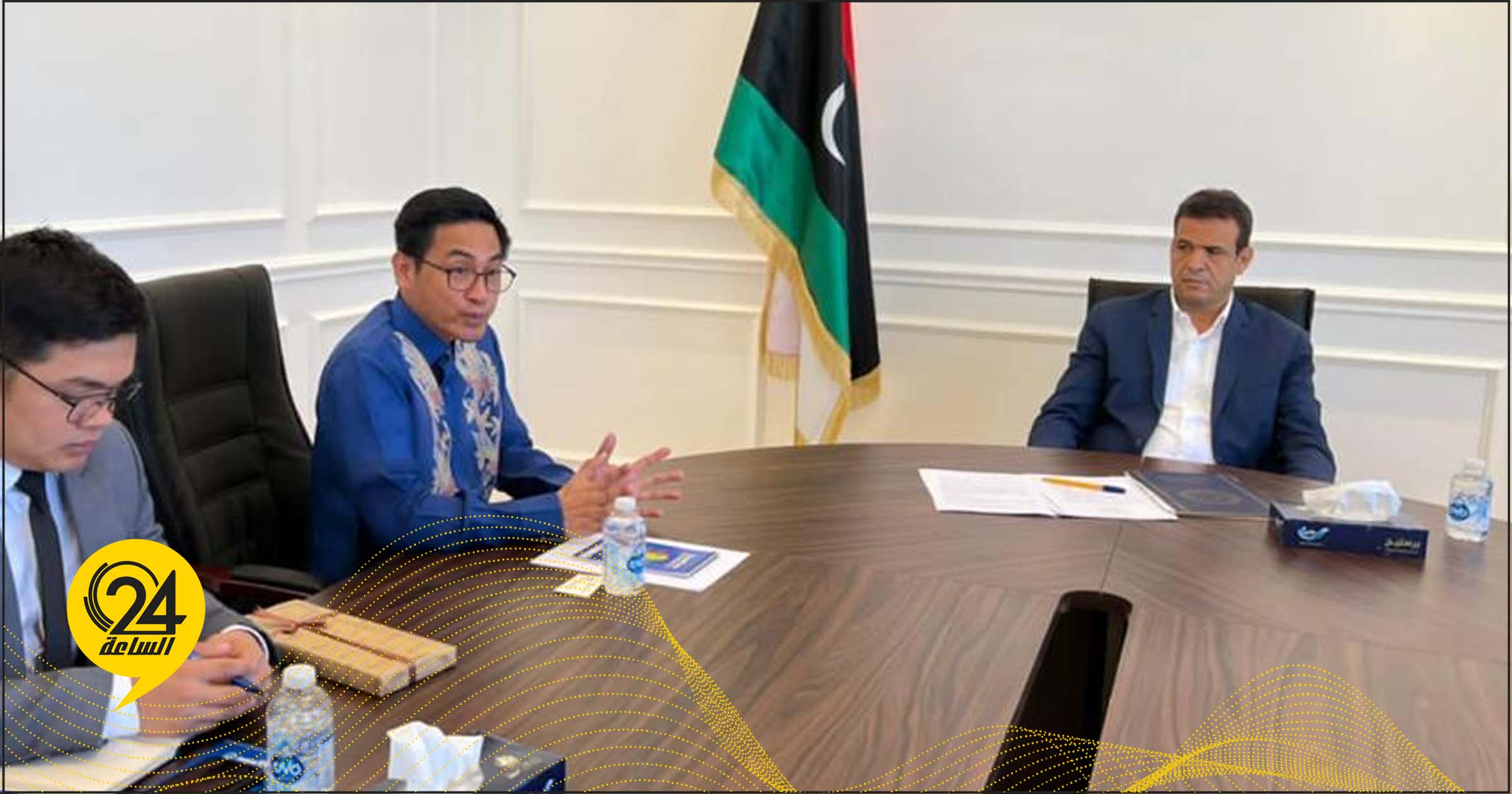 أبوجناح يبحث مع القائم بالأعمال الفلبيني المشاكل التي تواجه العمالة الفلبينية في ليبيا