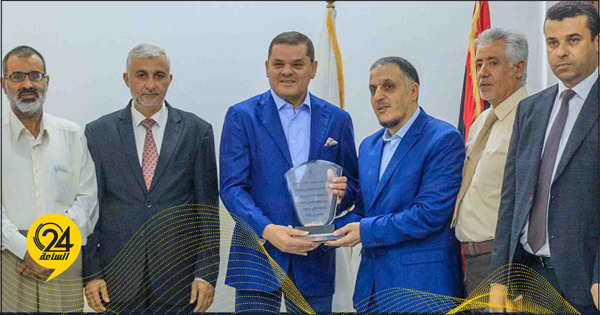 الدبيبة يزور الأكاديمية الليبية للدراسات العليا فرع مصراتة