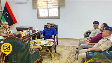 بعد افتتاح مقرها الجديد.. الحداد يقوم بزيارة إلى النيابة العسكرية بطرابلس