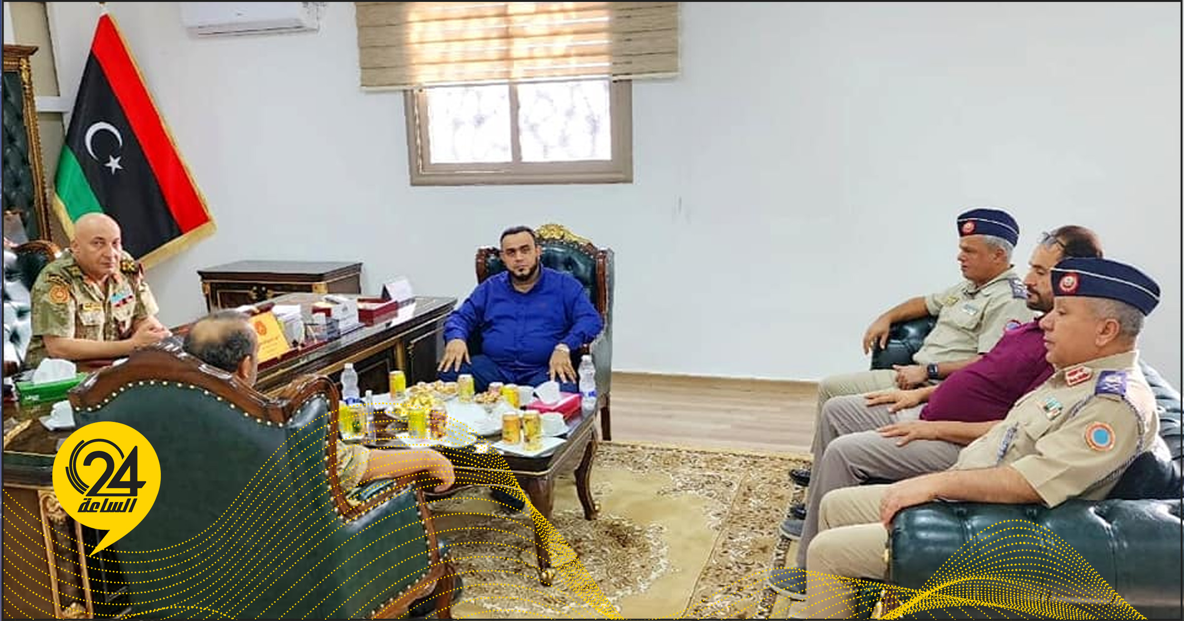 بعد افتتاح مقرها الجديد.. الحداد يقوم بزيارة إلى النيابة العسكرية بطرابلس